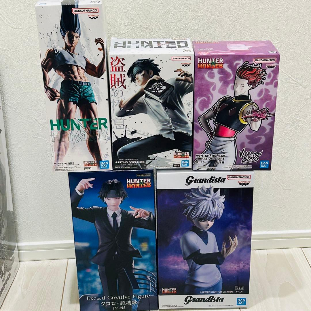 未開封】HUNTER×HUNTER フィギュアセット - メルカリ