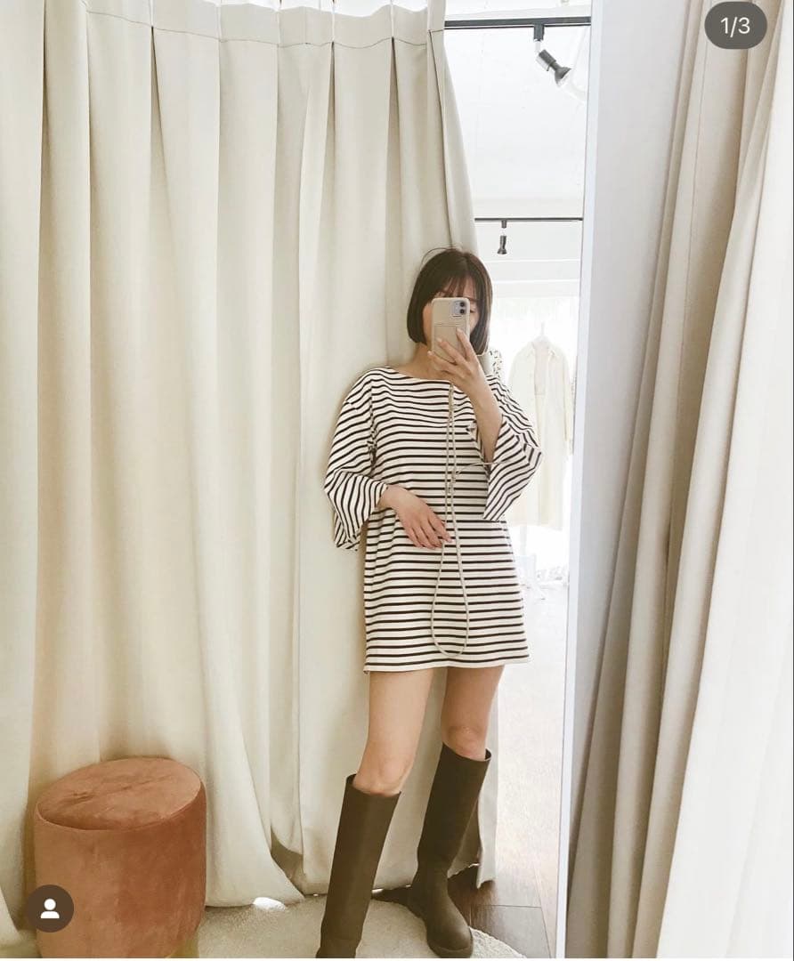 Na様専用 Rosary moon Boder tunic