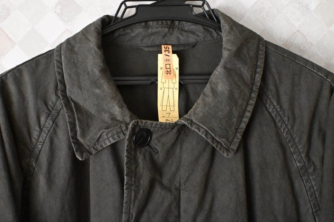 【クリーニング済】CONFECT スーピマコットン ステンカラーコートsize4