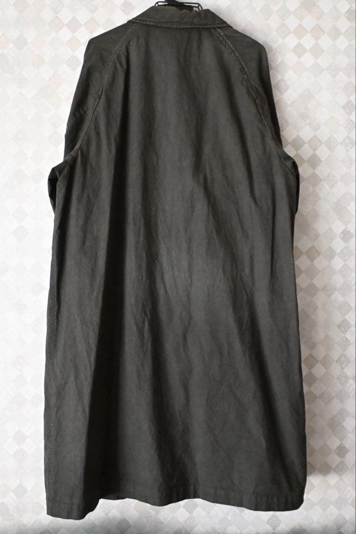 【クリーニング済】CONFECT スーピマコットン ステンカラーコートsize4