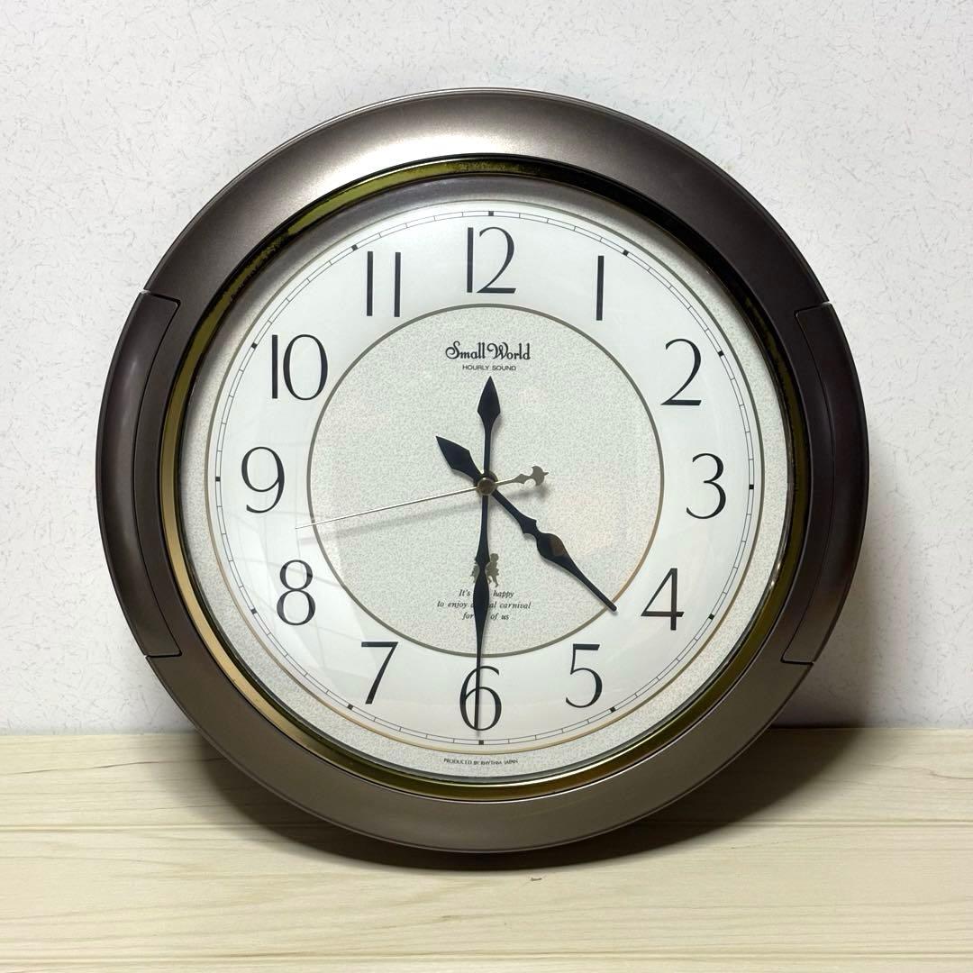 訳アリ品】リズム時計 スモールワールド 音楽隊 4MH638 からくり時計