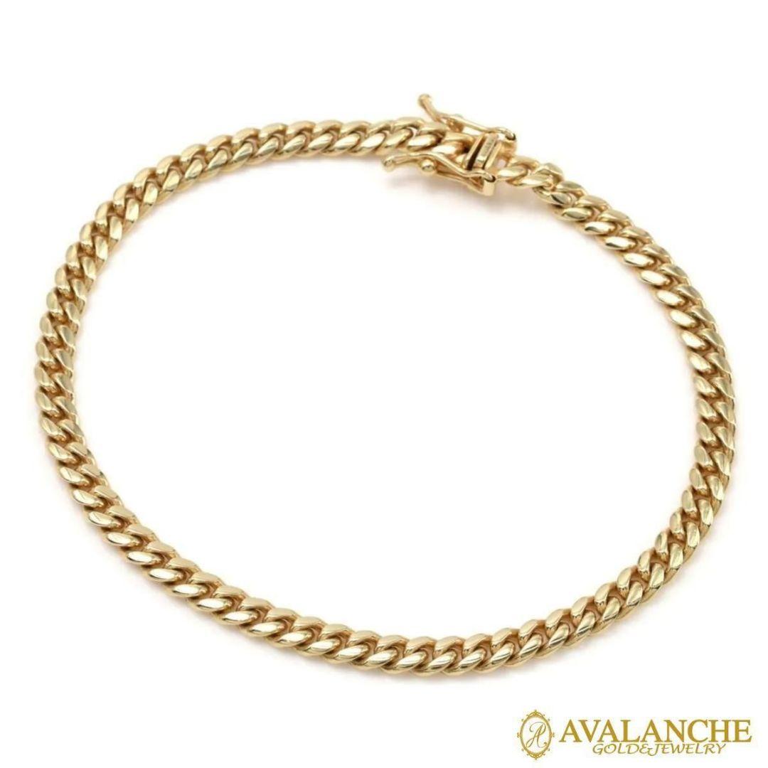 金高騰最終 AVALANCHE 10K マイアミブレスレット 4mm 9.13g