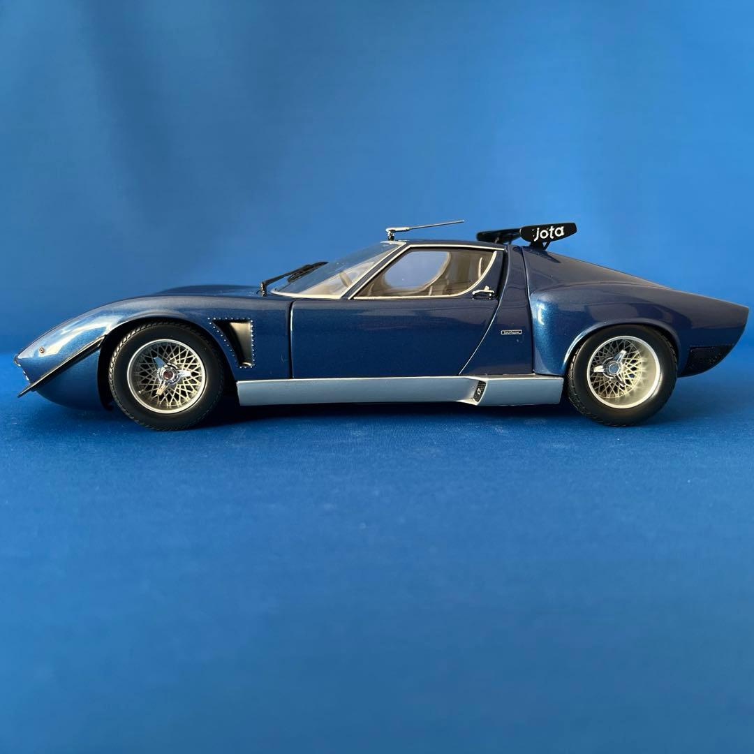 京商 1/18 ランボルギーニ イオタ SVR ブルー - メルカリ