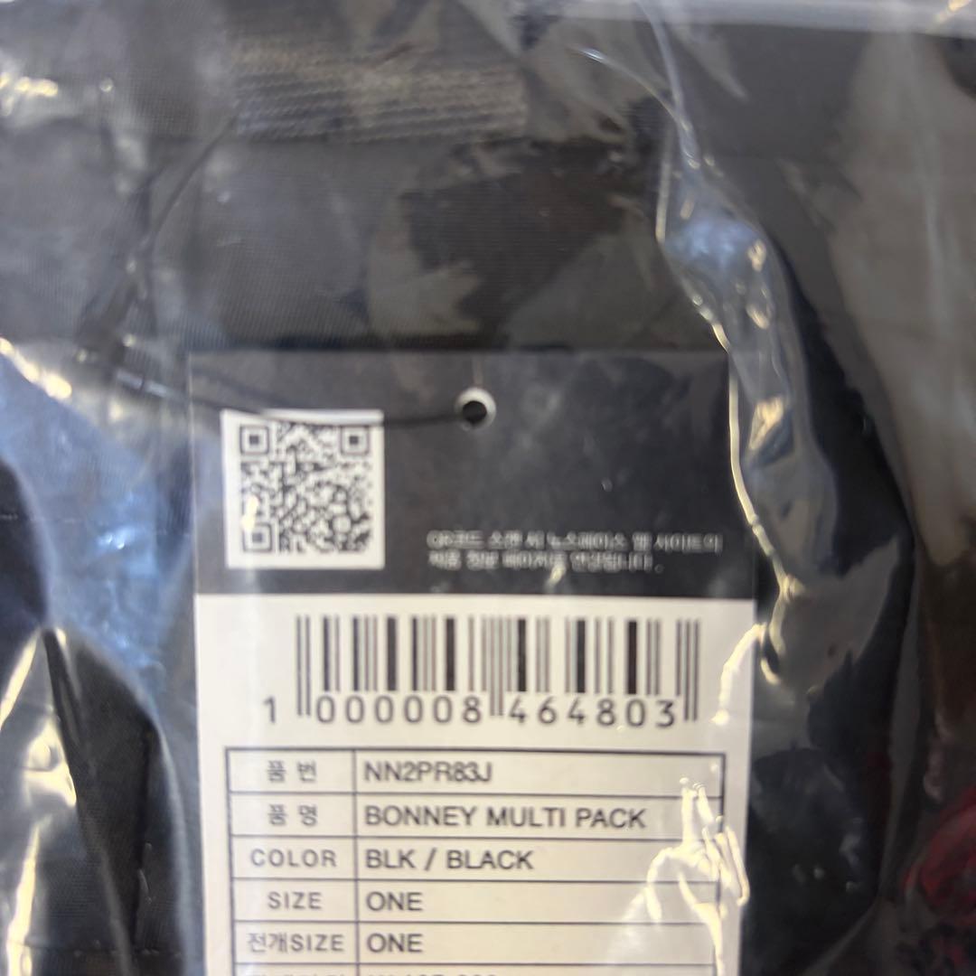 【韓国限定】ノースフェイス ボニーマルチパック リュック 3way 黒