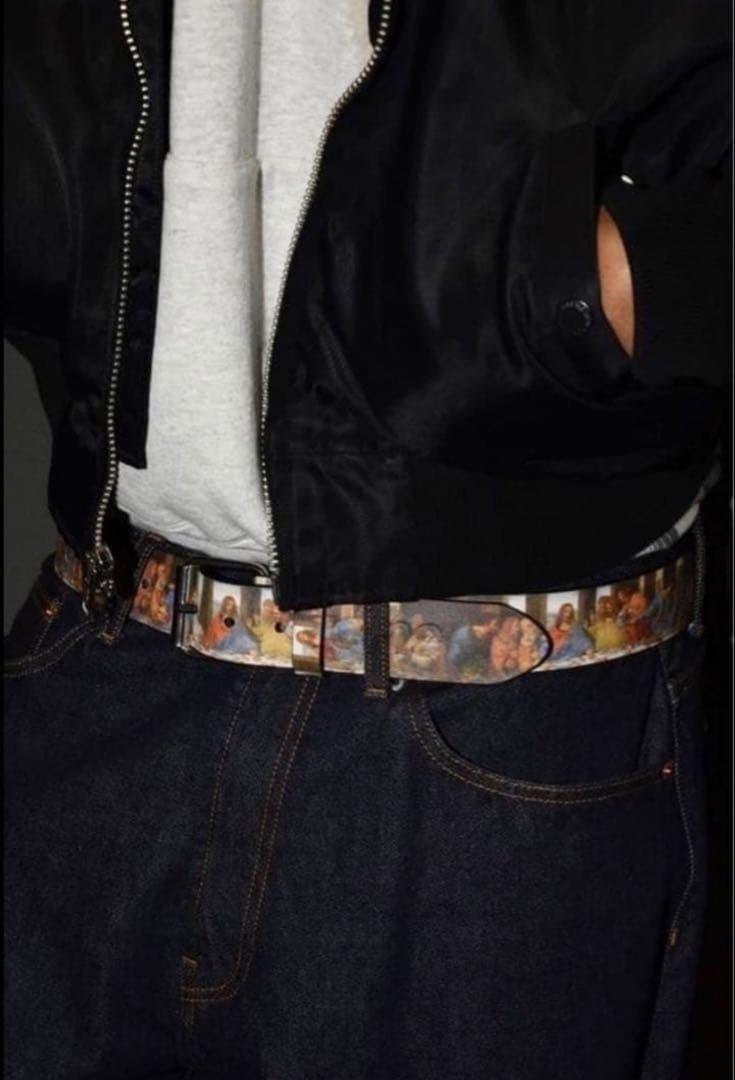 最後の晩餐 Supreme Last Supper Leather Belt - メルカリ