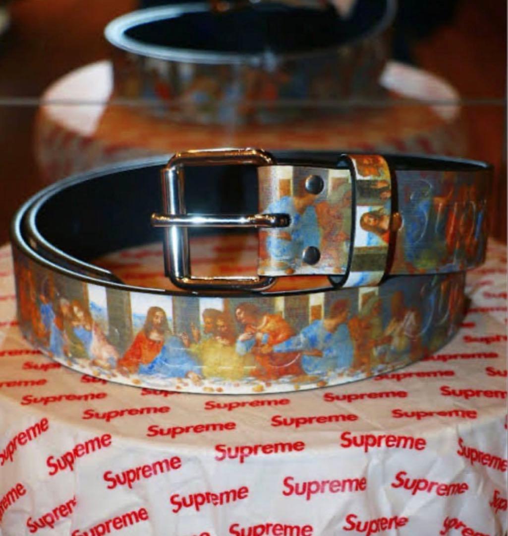 最後の晩餐 Supreme Last Supper Leather Belt - メルカリ
