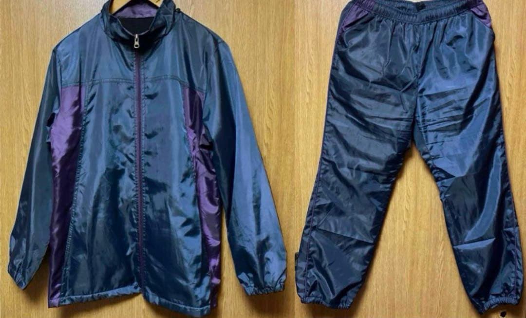 ジャージ上下セット 薄手 裏起毛