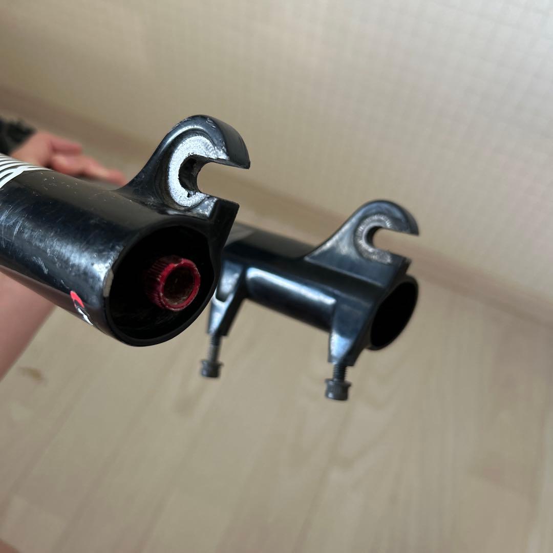 サスペンションフォーク 黒/銀