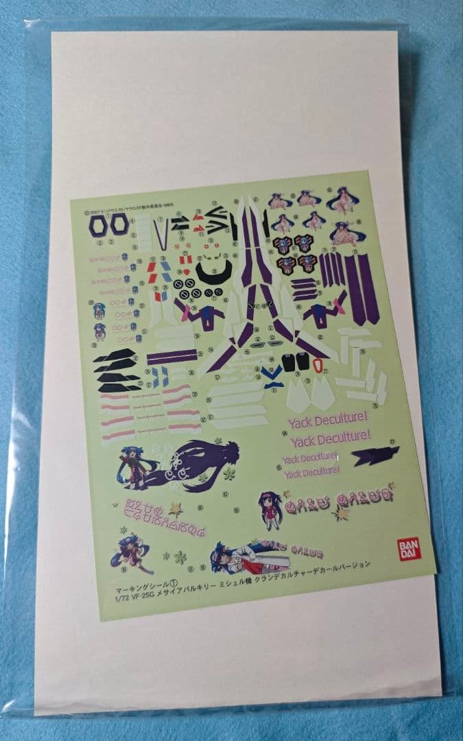 1/72 VF-25SG メサイア ミシェル機 クランデカールバージョン