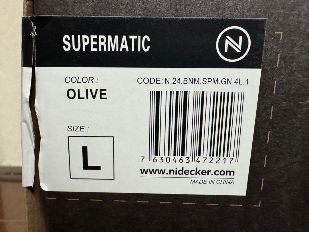 24-25モデル Nidecker Supermatic L グリーン保証書付き