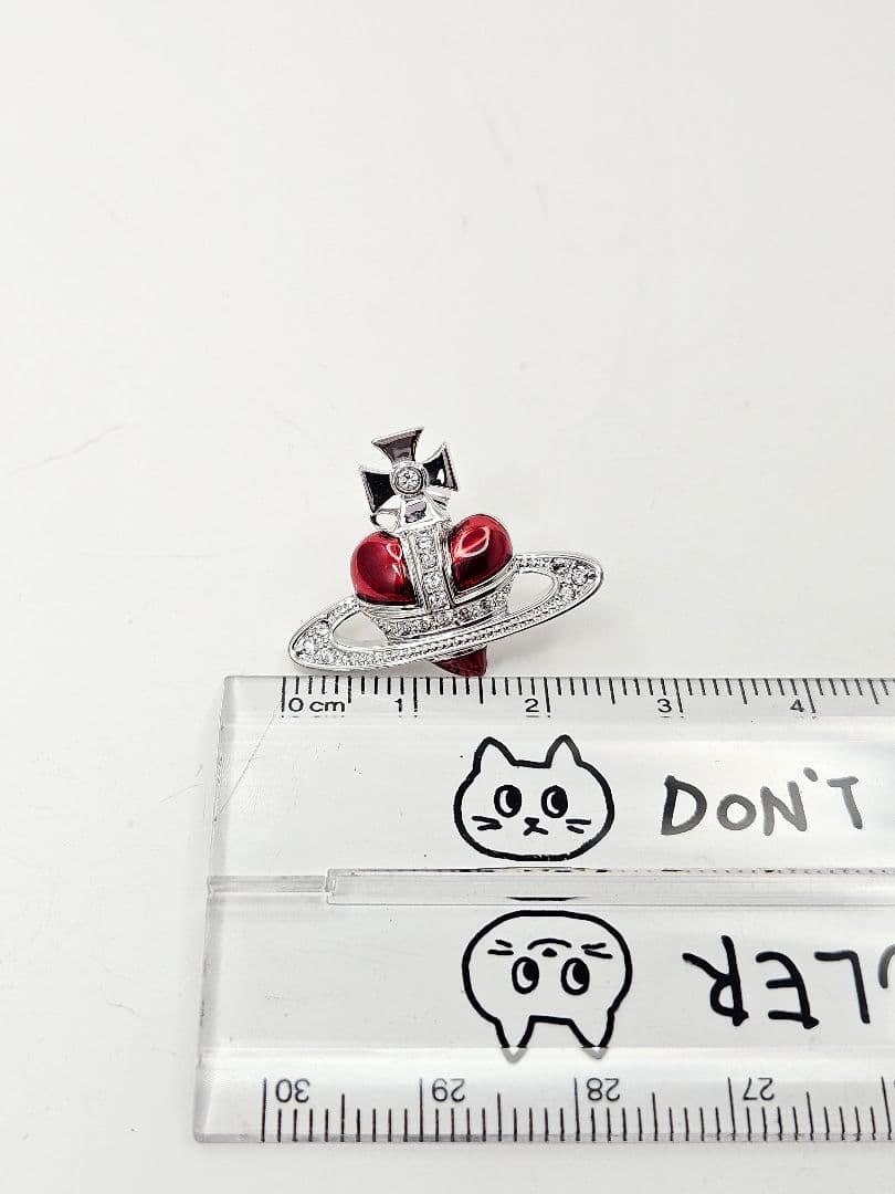 VIVIENNE WESTWOOD ディアマンテハートオーブピアス(両耳)
