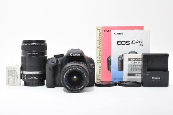 Canon EOS Kiss X4 Wズームキット《ショット数わずか1489回》
