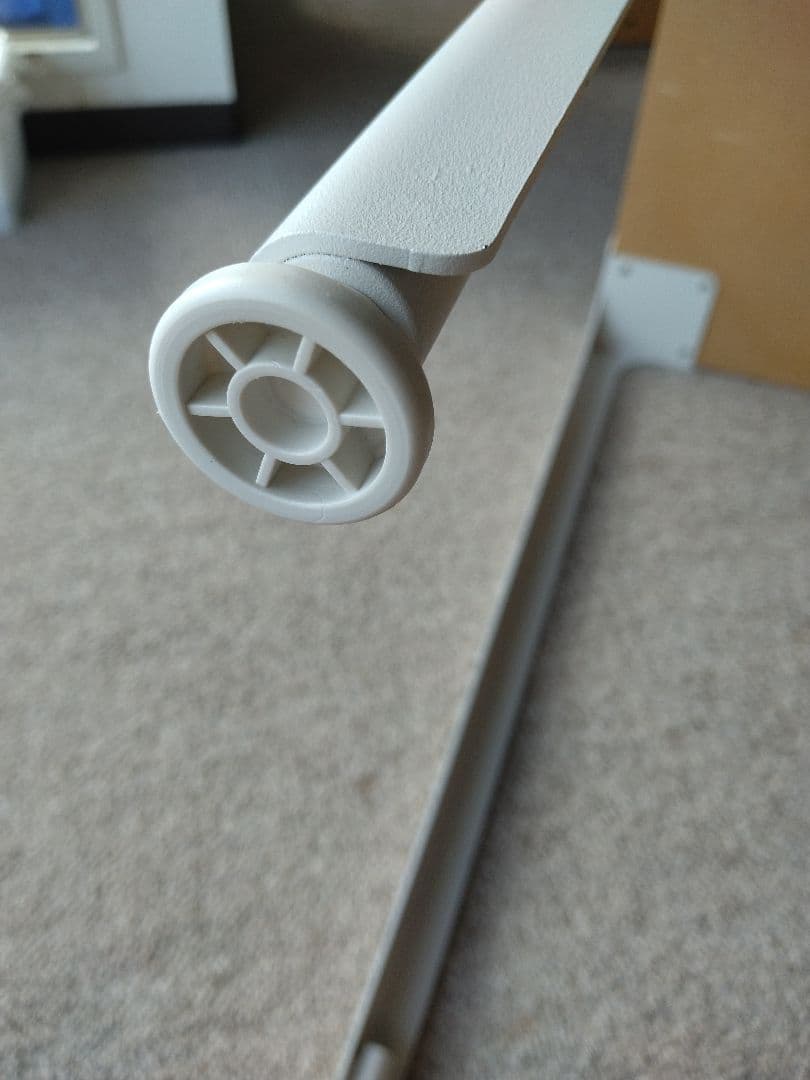 【訳あり】MUJI無印良品 スチール脚木製デスク/オーク材90cm学習机テーブル