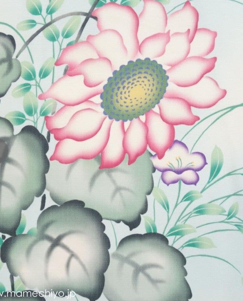 豆千代モダン 浴衣「夏霞」Sサイズ