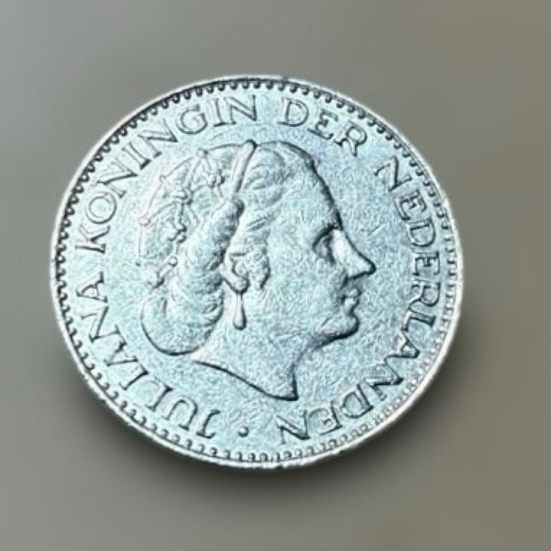 た*し様 1967年オランダの1ギルダー銀貨 - メルカリ