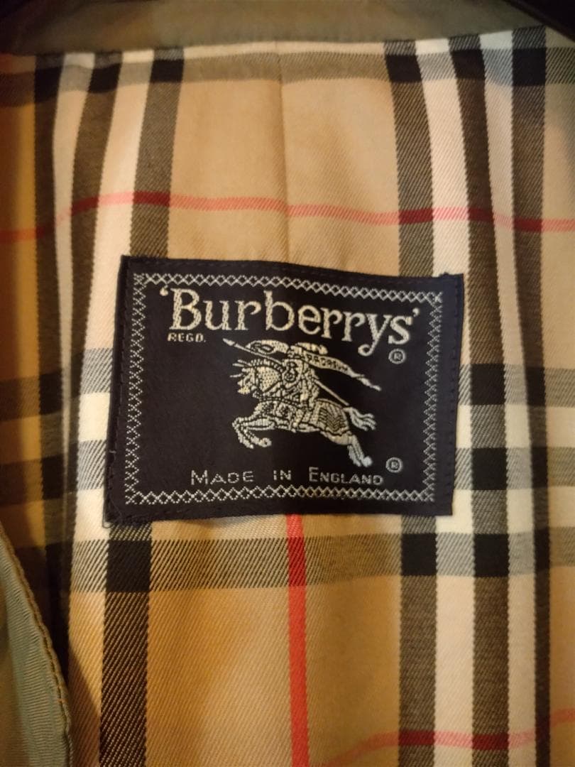 Burberry　バーバリー　玉虫　ステンカラーコート
