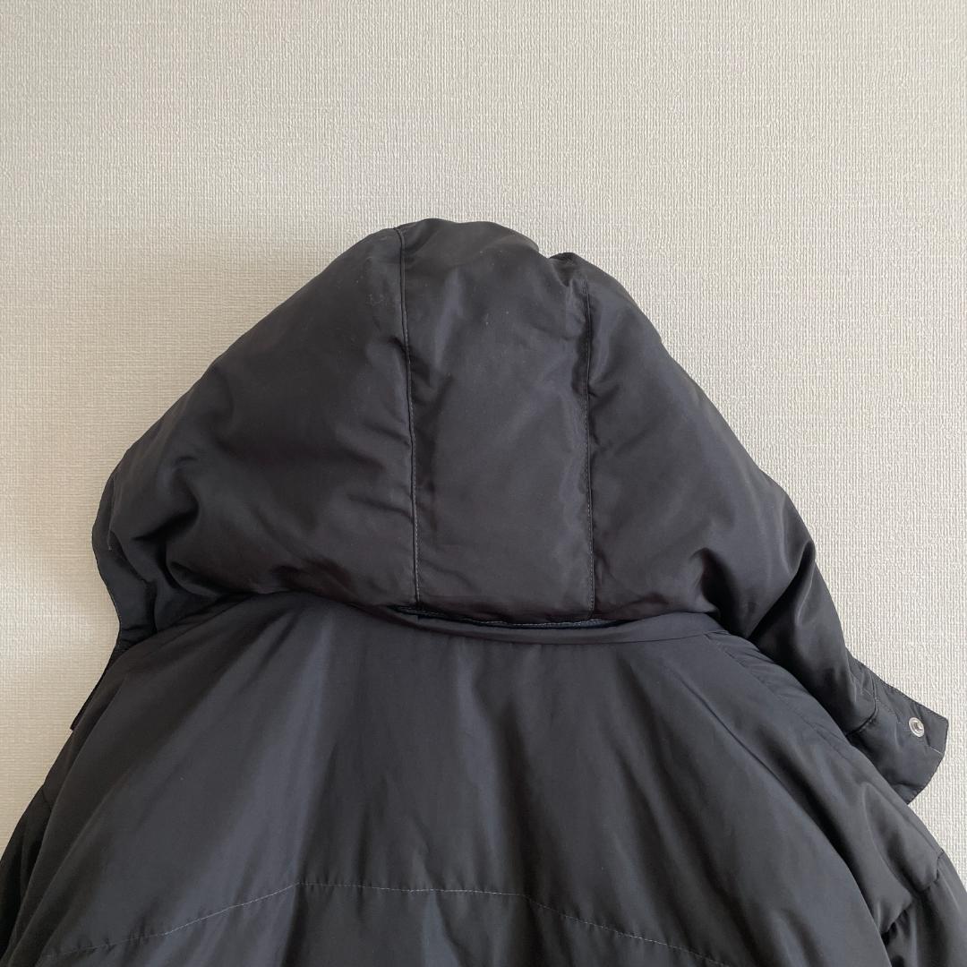 MIZUNO ミズノ　刺繍　ダウンコート　ベンチコート　XL　フード　ブラック