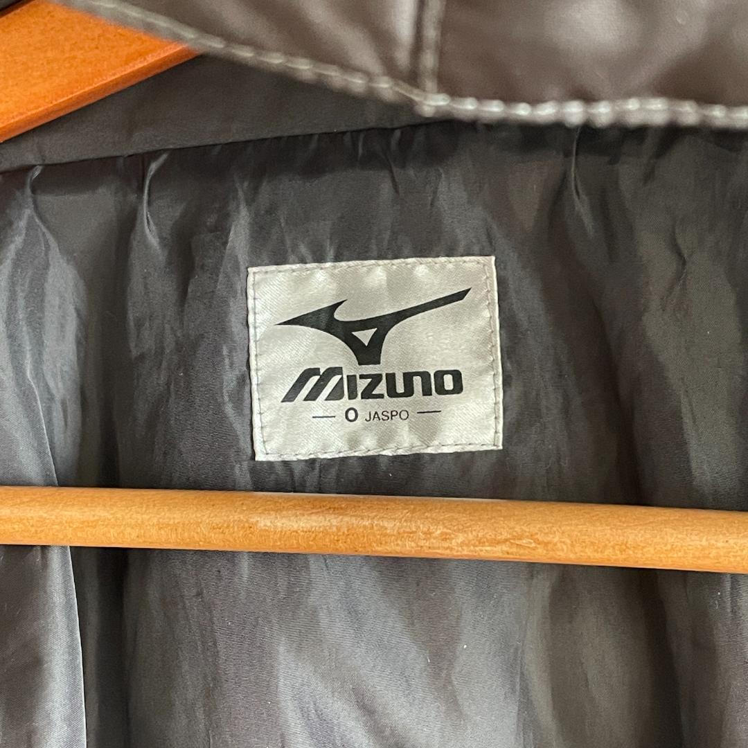 MIZUNO ミズノ　刺繍　ダウンコート　ベンチコート　XL　フード　ブラック