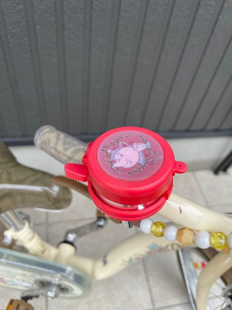 トイザらス 子供用自転車 旧型 ディズニー 美女と野獣 ベルS 補助輪