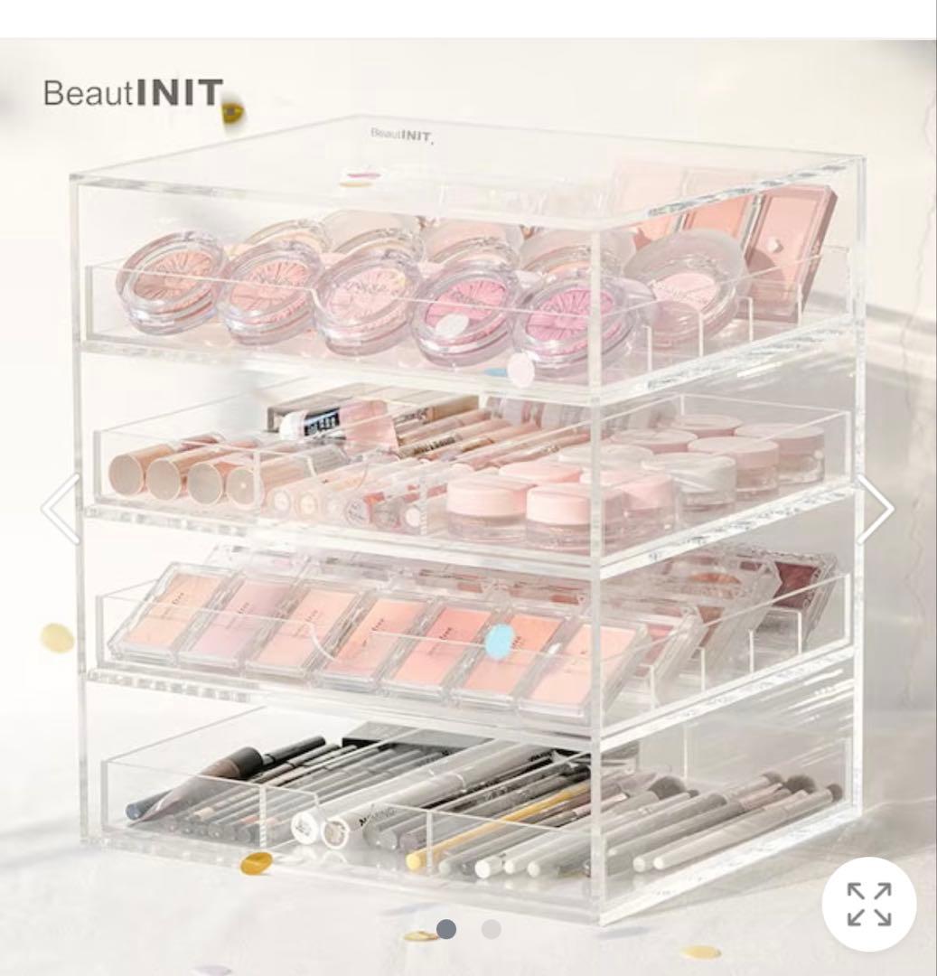 未組立 beautinit ビューティイニット コスメ収納ケース アクリル収納