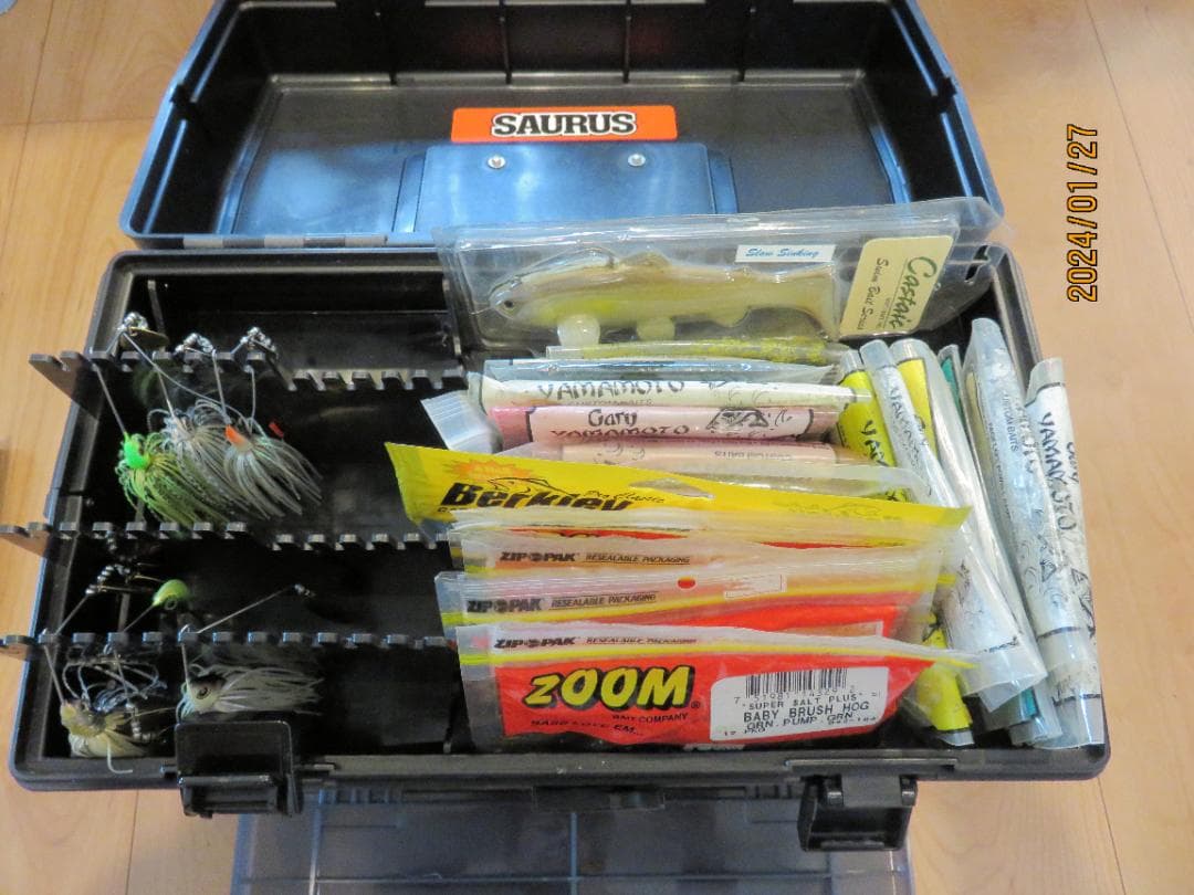 ルアー　ワーム　ボックス　GAIANT-DOG-X 　引退セット バス釣り