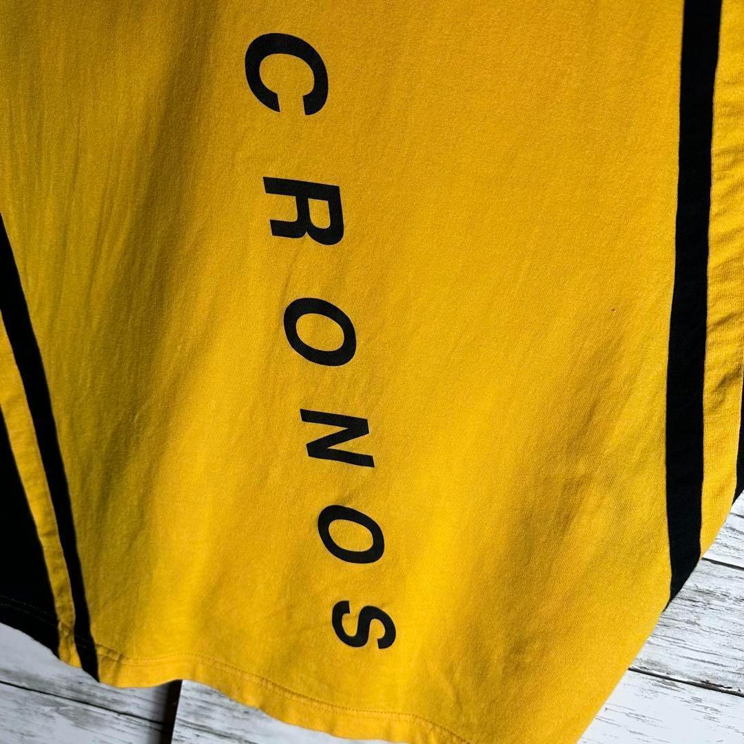 【人気色】クロノス タンクトップ 　センターロゴ　マスタード