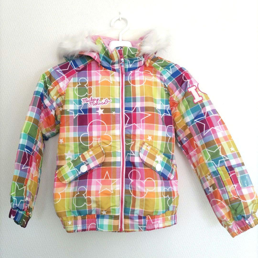 Disney【IGNIO】130上下スキーウェア ゴーグル グローブ 4点セット