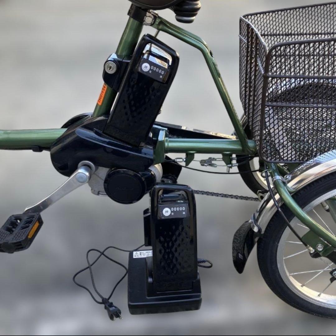 パナソニック 電動アシスト三輪自転車 ビビライフ バッテリー2個 充電器付き