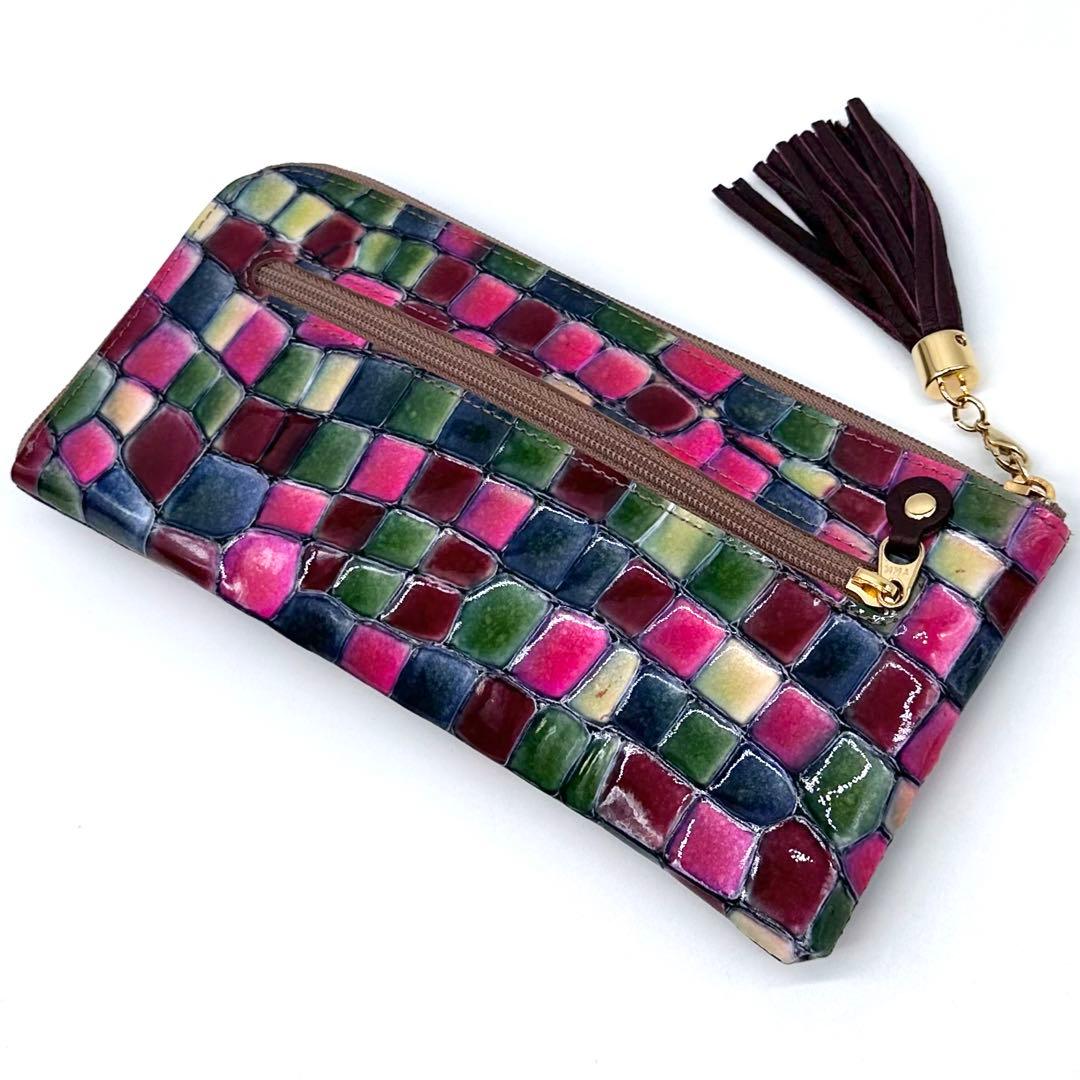 極美品✨ATAO アタオ リモ ヴィトロ 長財布 Lジップ シャルトルブルー