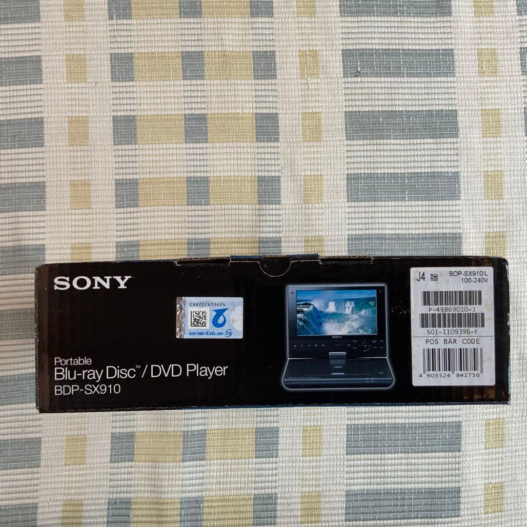 【新品未使用】SONY BDP-SX910 ポータブルブルーレイプレーヤー