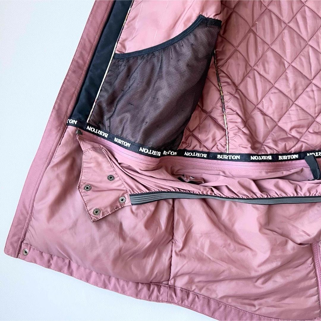 4915【美品】バートン　ジャケット ゴアテックス　ピンク　中綿入り　紺