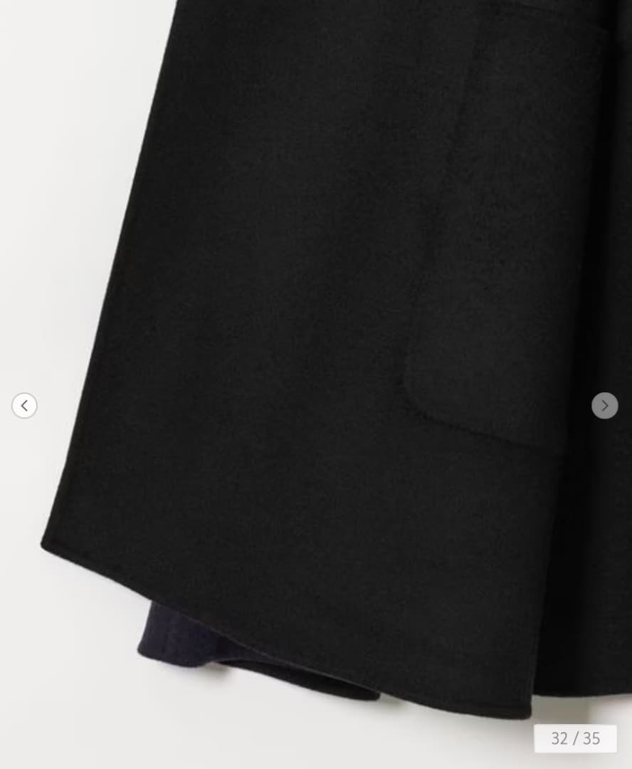 7万弱❤️2025AW　UNITED ARROWS バイカラーフードケープ