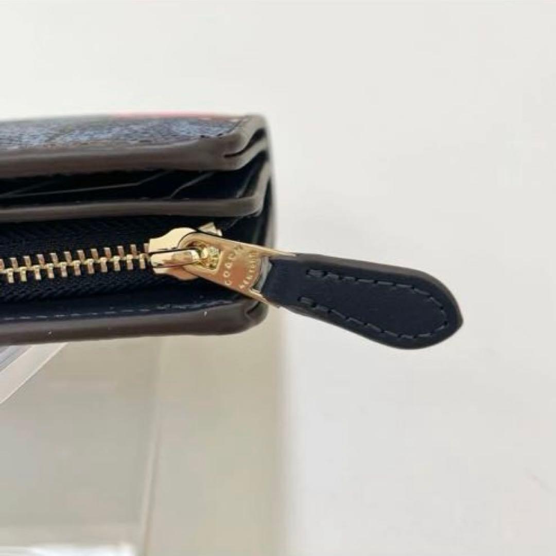 新品未使用 COACH チェリー柄 二つ折り財布 大人可愛い プレゼント