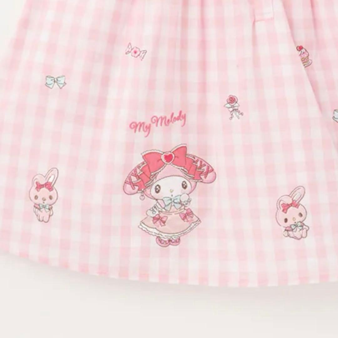 メゾピアノ 【マイメロディ・シナモロール】セーラーワンピース　120