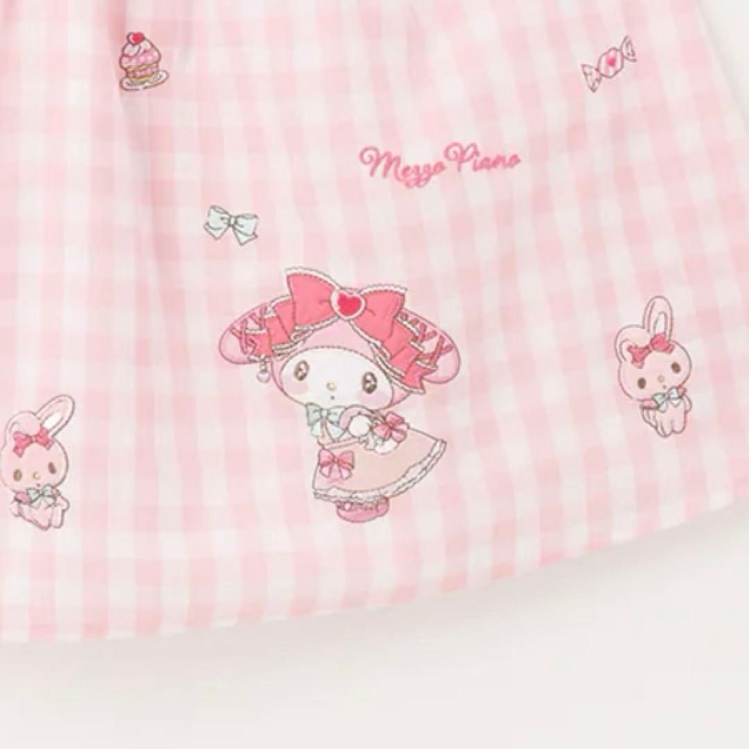 メゾピアノ 【マイメロディ・シナモロール】セーラーワンピース　120