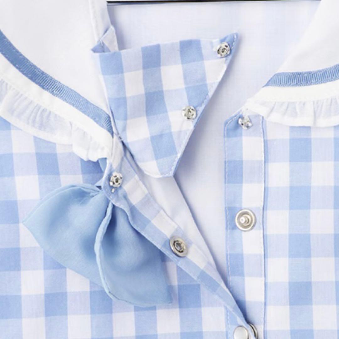 メゾピアノ 【マイメロディ・シナモロール】セーラーワンピース　120