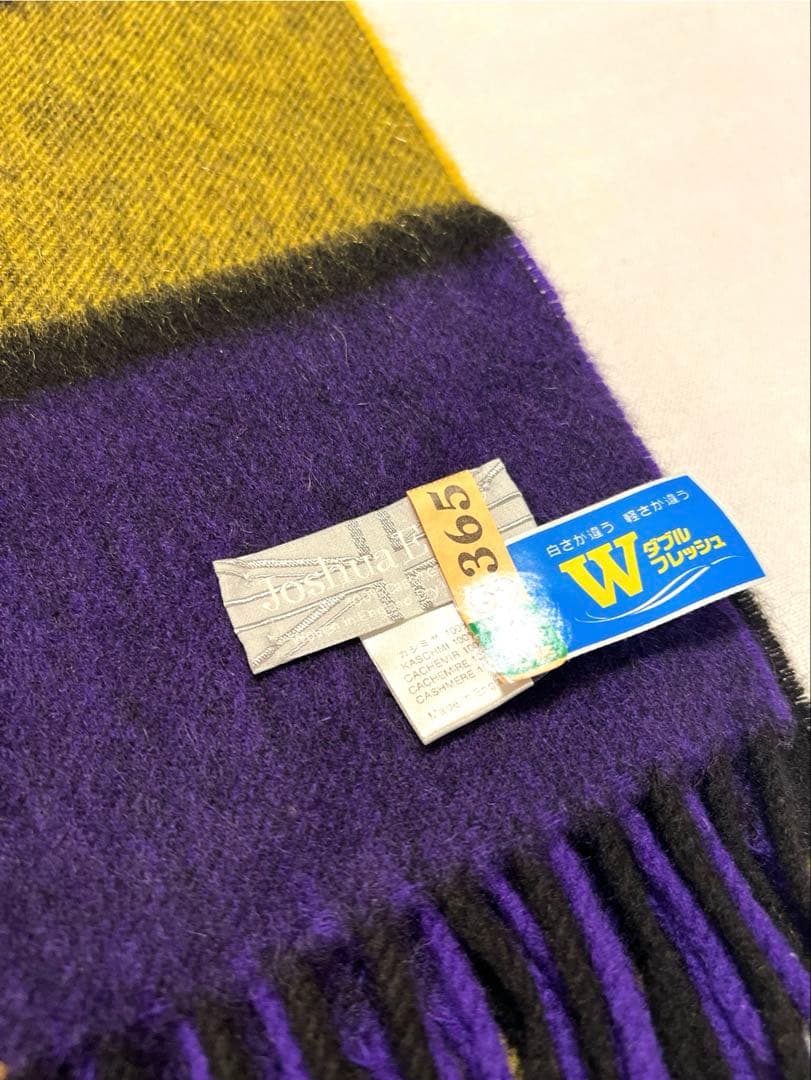 【国内正規品】ジョシュアエリス　カシミア　大判ストール　ユナイテッドアローズ別注