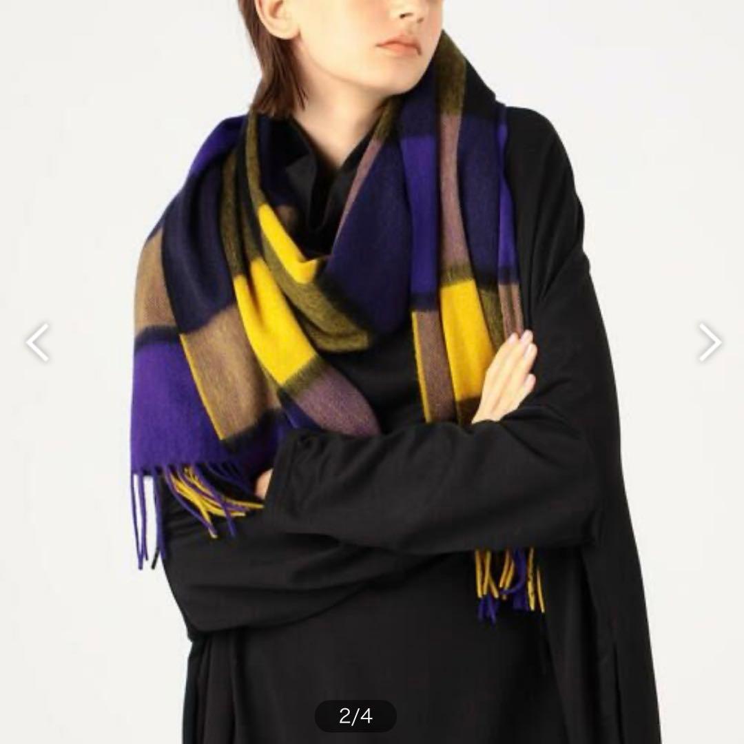 【国内正規品】ジョシュアエリス　カシミア　大判ストール　ユナイテッドアローズ別注