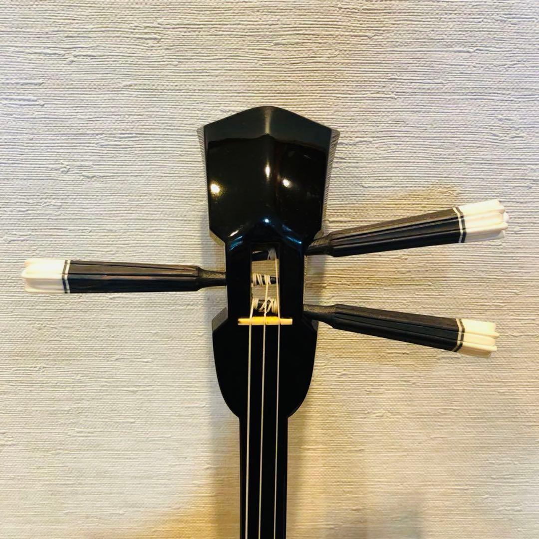 【未使用品】三味線 琉球 知念大工型 ハードケース付き 付属品あり