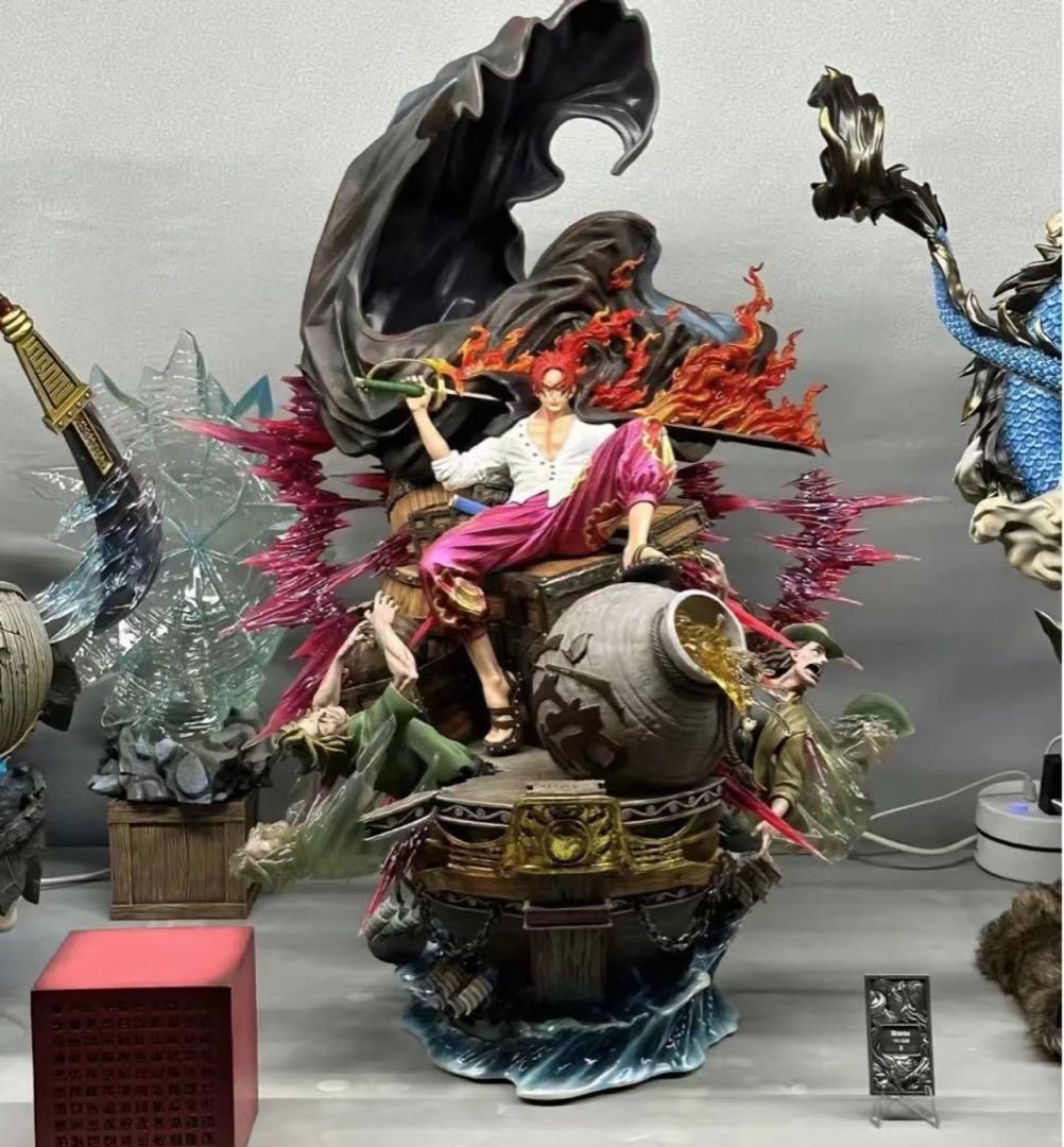 ONE PIECE  赤髪 S- ガレージキット ガレキ スタチュー①①