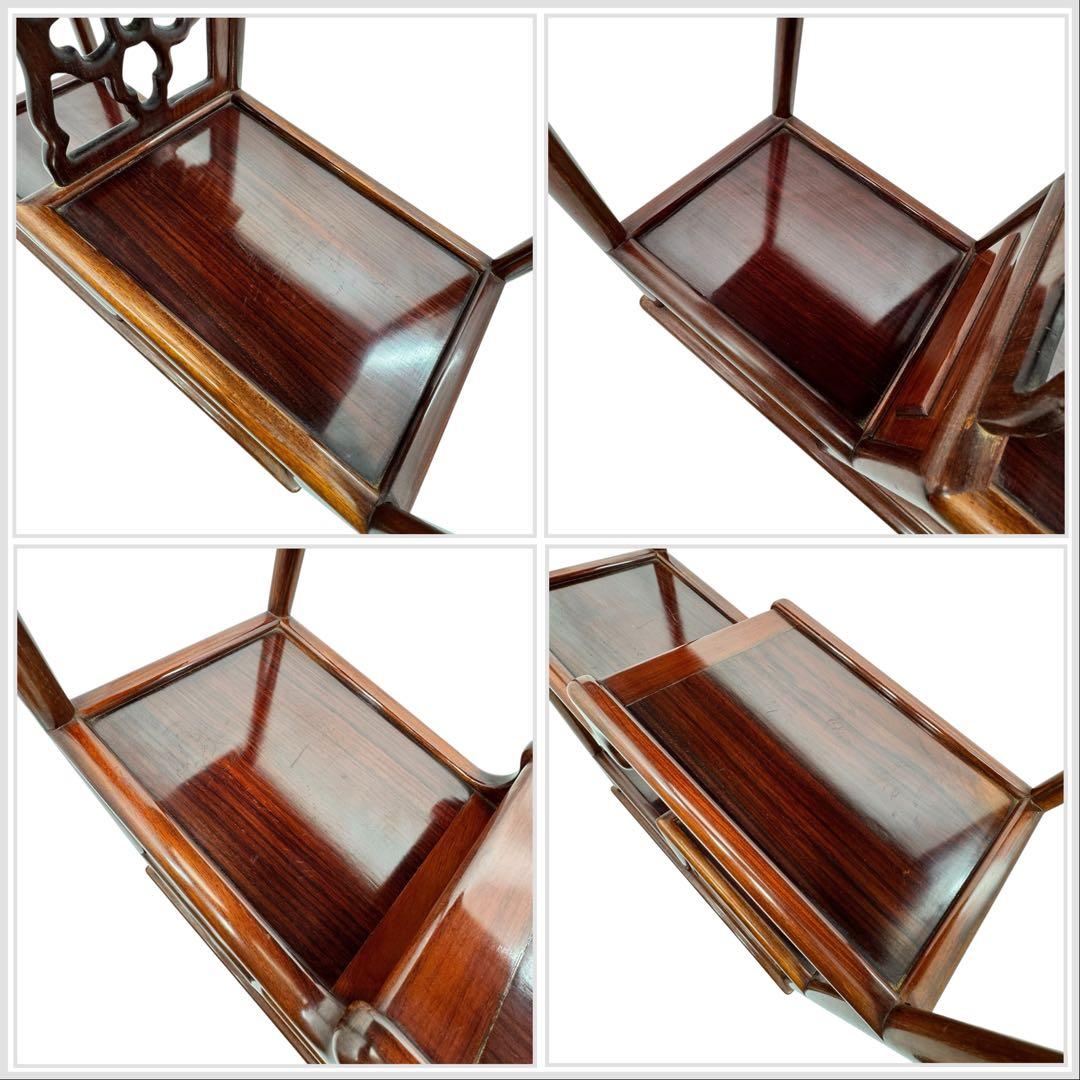 古美術柳 唐物 唐木 螺鈿違い茶棚 煎茶棚 器局