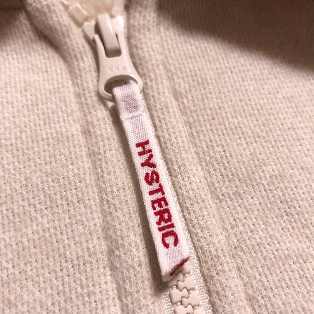 ヒステリックグラマー アンゴラ ふわふわ フリース ブルゾン バックガールズ入り