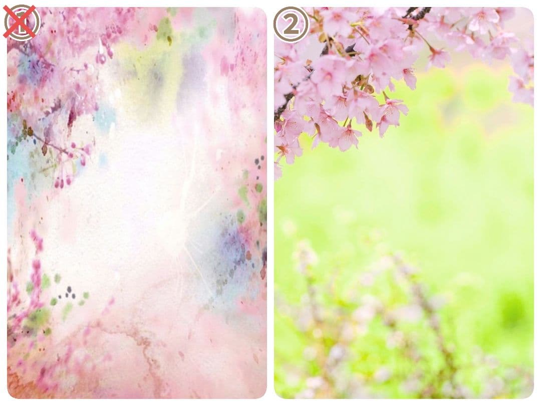 背景布【春O】サンプル ペット、トリミング撮影用フォトブース 縦長 桜