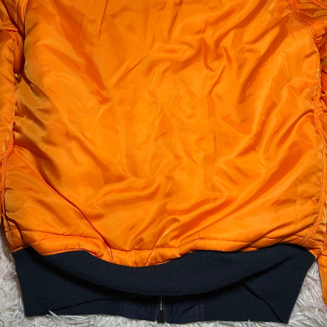 90s alpha industries ma-1 フライトジャケット　ネイビー