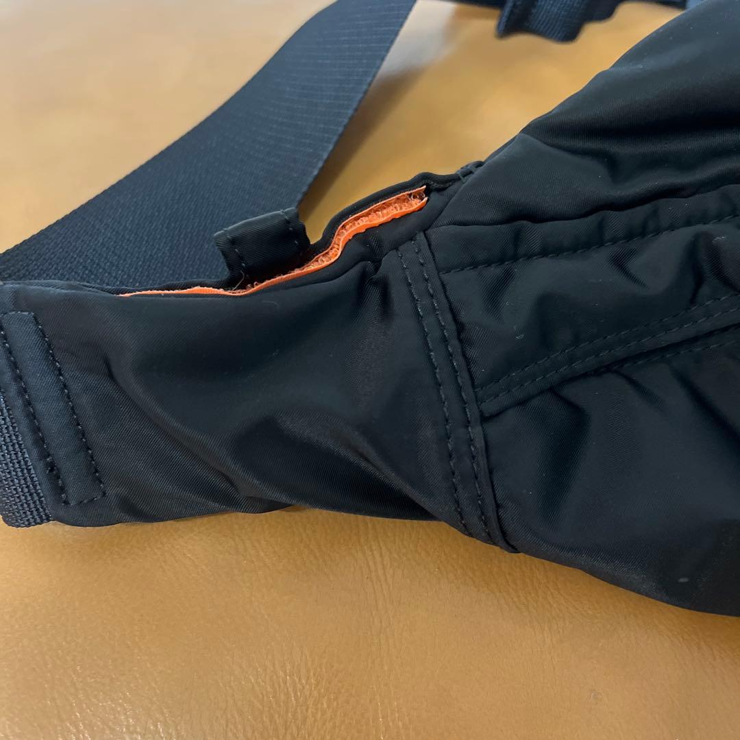 PORTER タンカー ウエストポーチ ボディバッグ ブラック