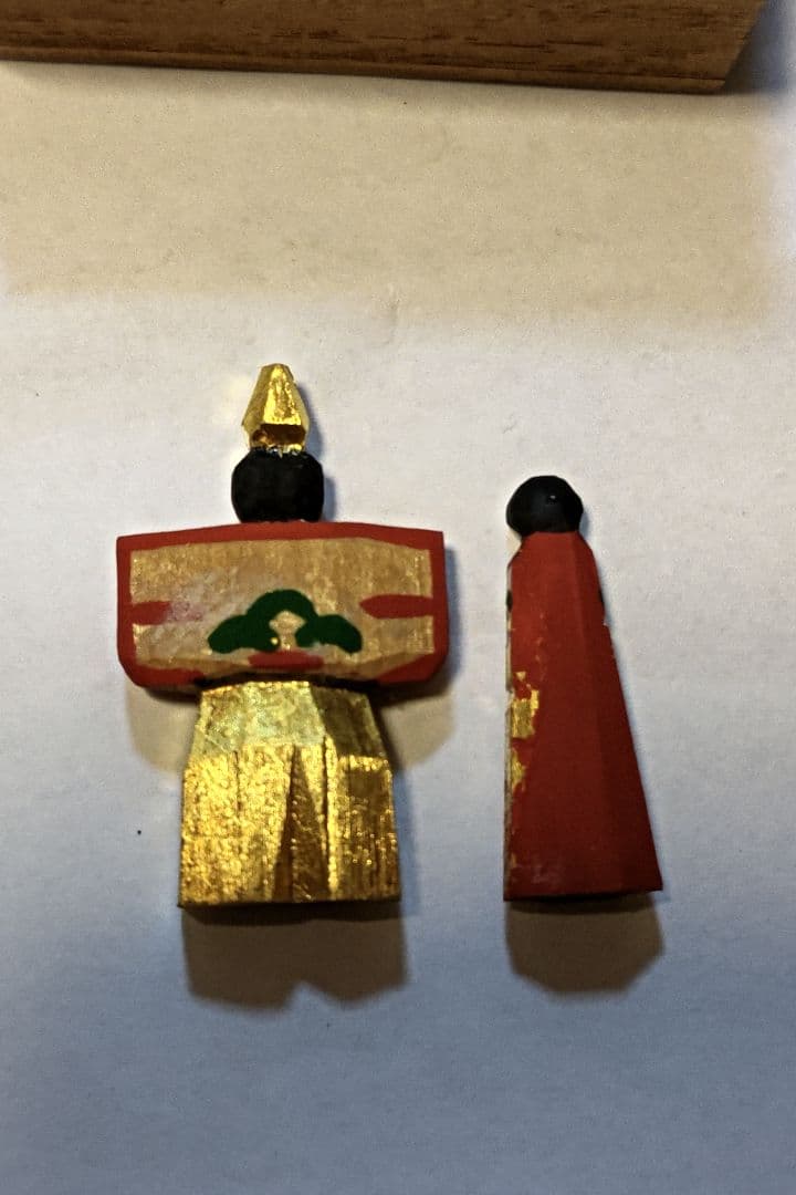 御雛　一刀彫　神泉