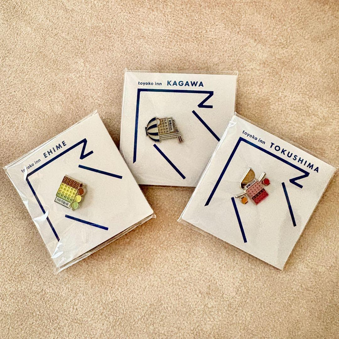 東横イン ピンバッジ 徳島 香川 愛媛 匿名配送 - メルカリ