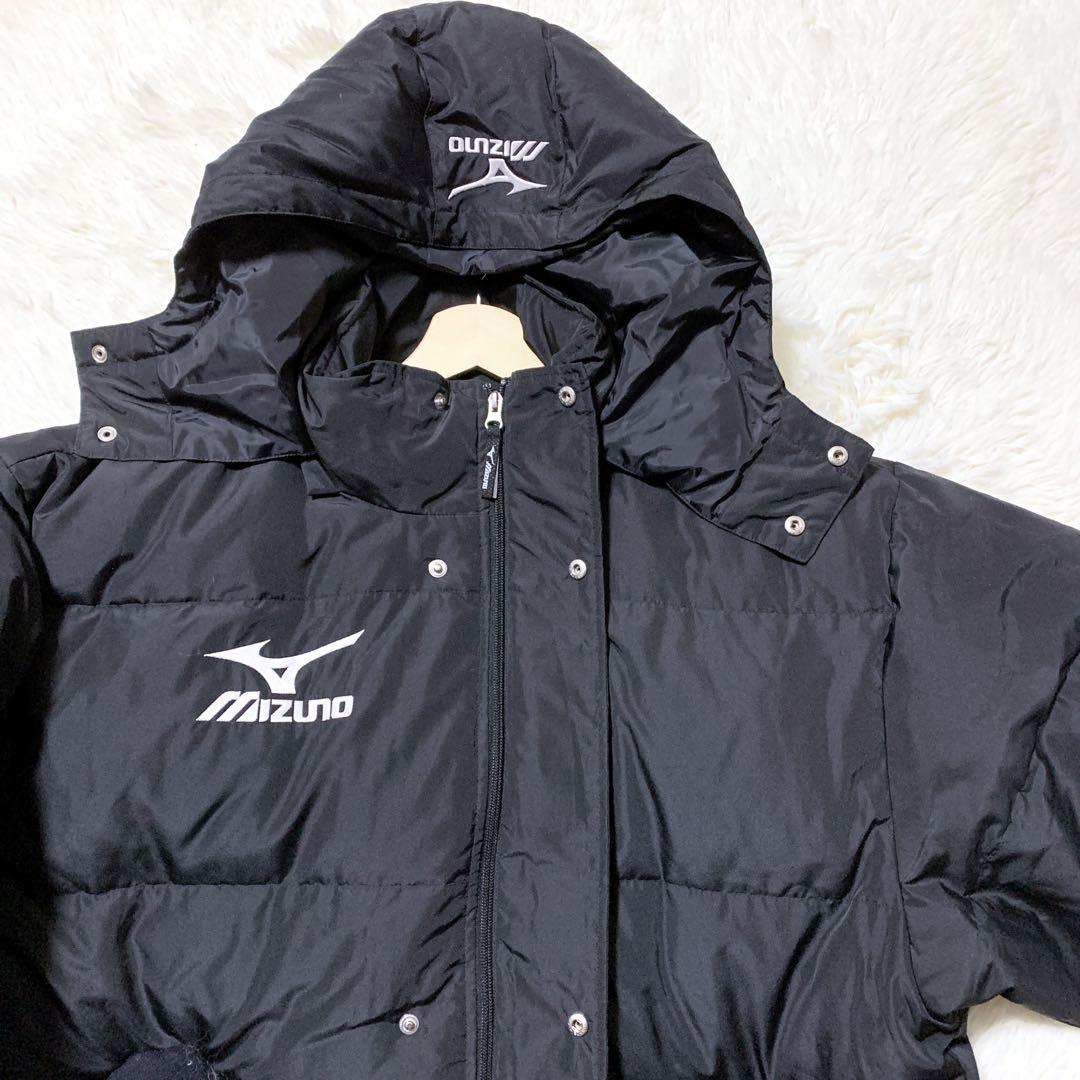 【最終価格】★mizuno ミズノ ダウン ベンチコート ブラック2XL