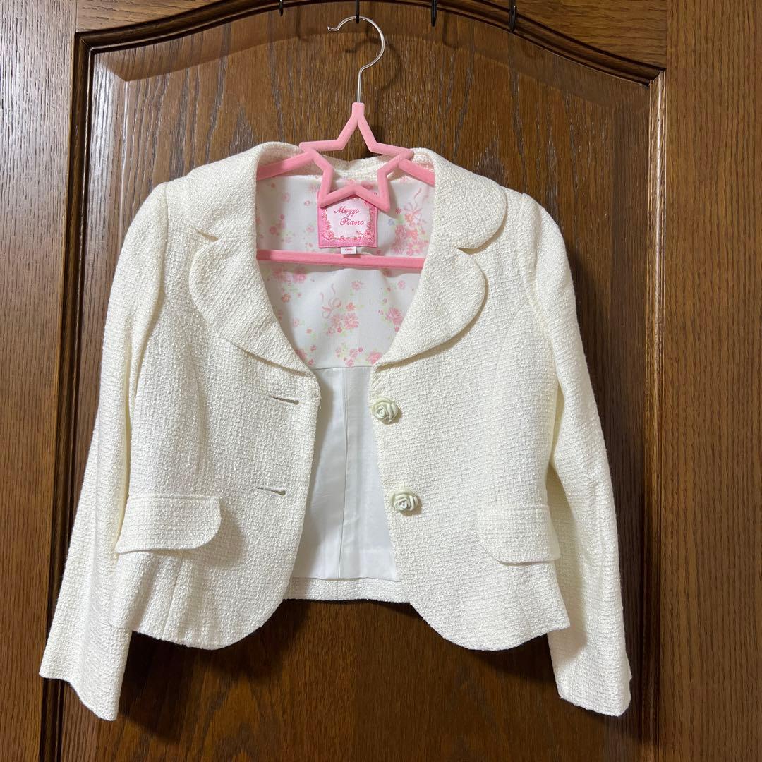 メゾピアノ　入学式　発表会　フォーマル　120㎝