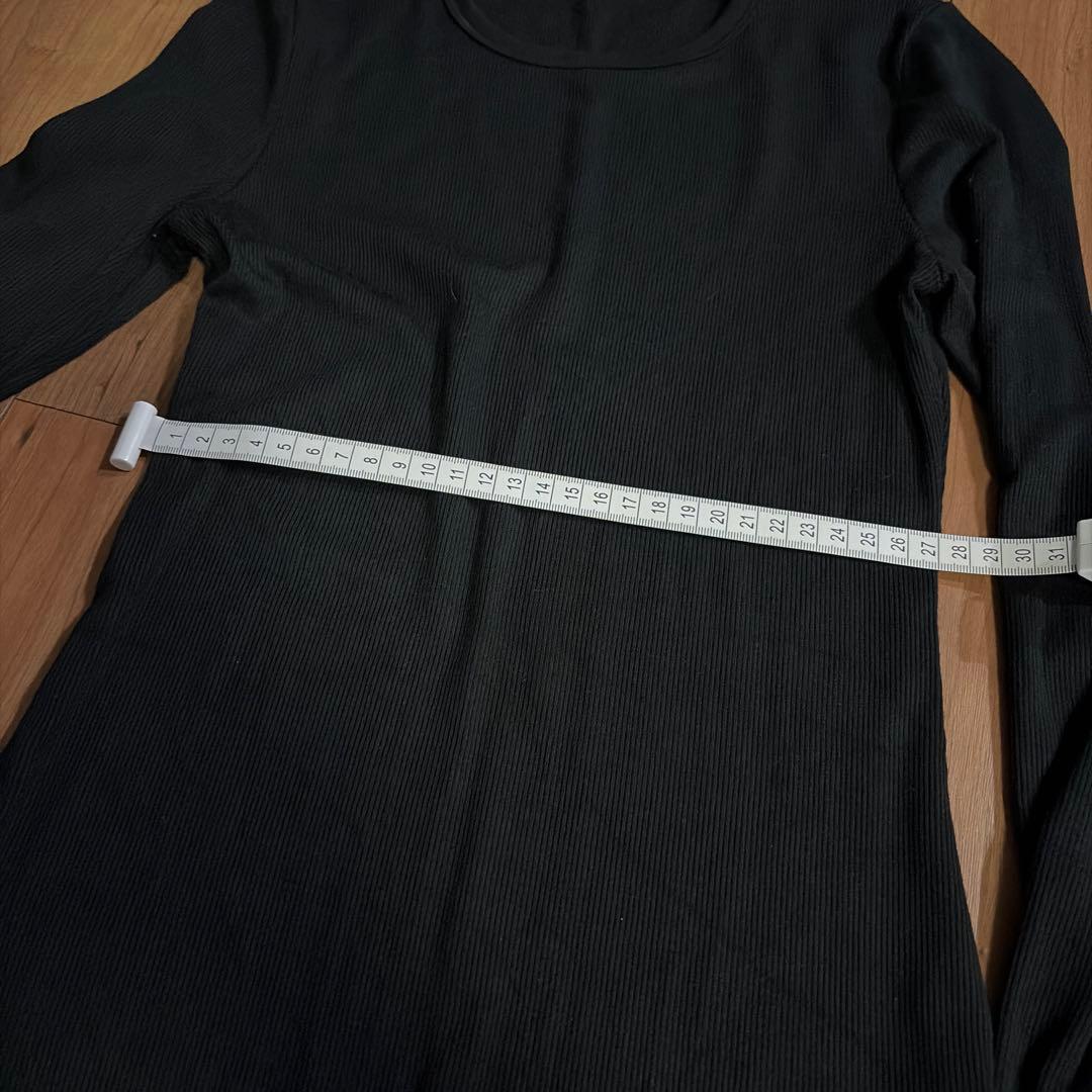 ALO Yoga リブ ロングスリーブ ブラック M 試着のみ 美品